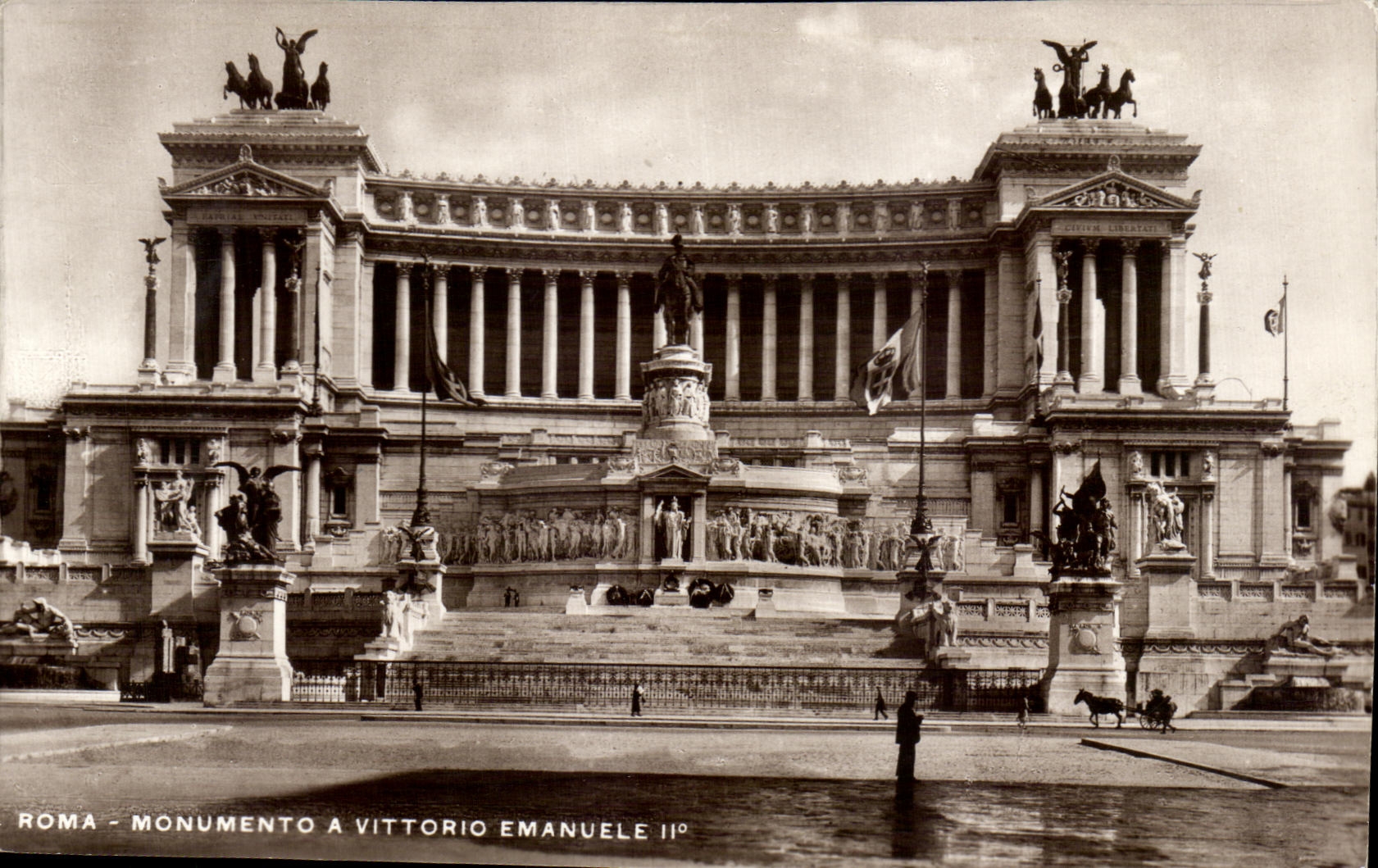 CPA Roma Monumento A Vittorio Emanuele