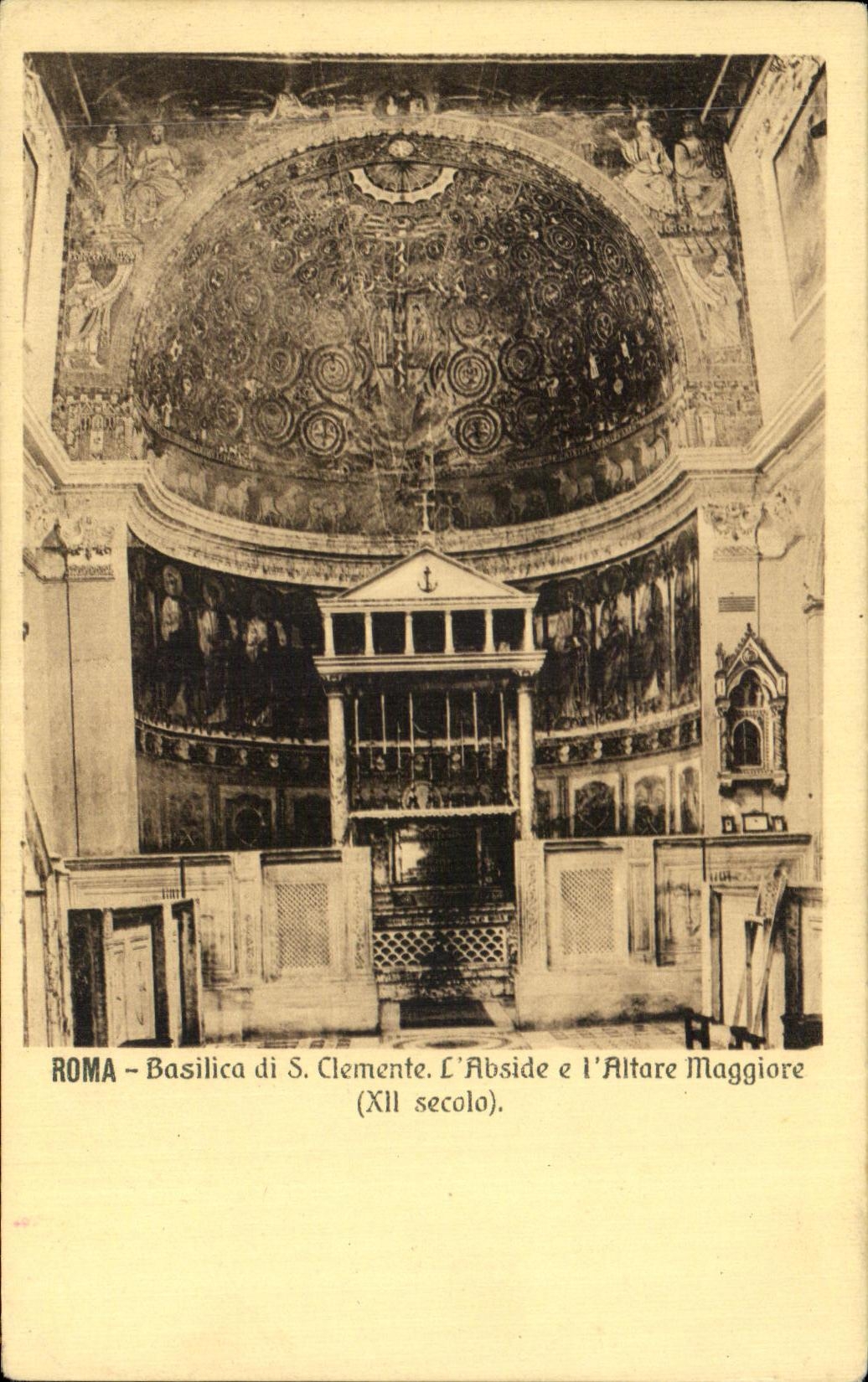CPA Roma Basilica di Clemente el Apse