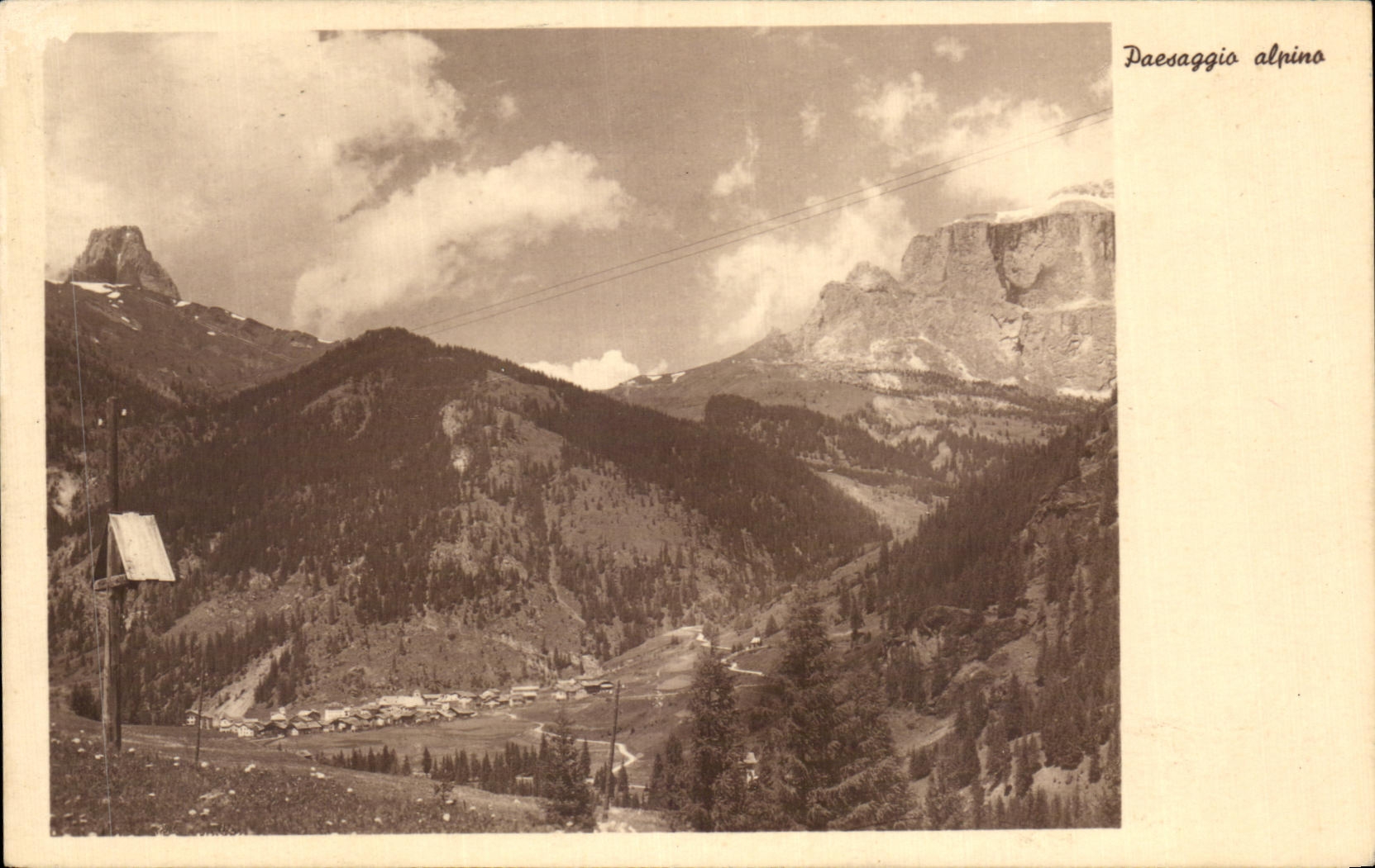 CPA Paesaggis Alpino