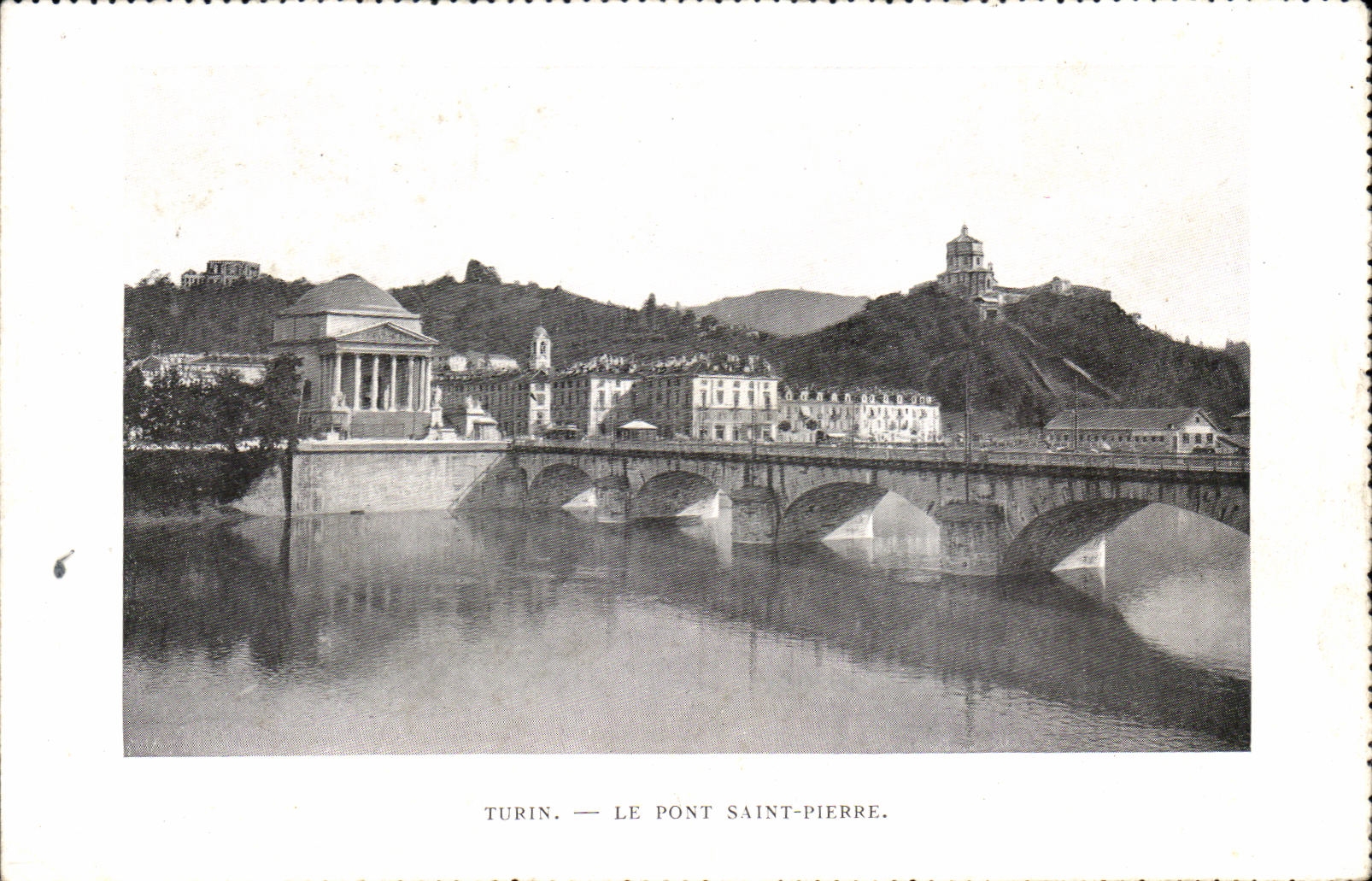CPA Turin the Bridge Saint Pierre