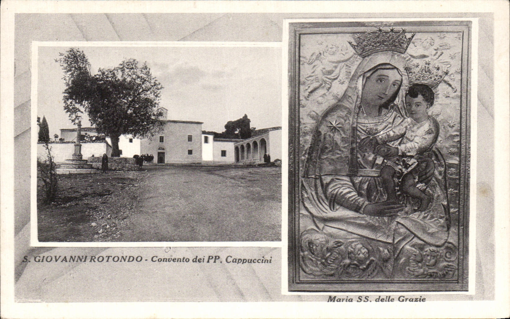 CPA Givanni Rotondo Convento dei PP Cappuccini Maria SS delle Grazie