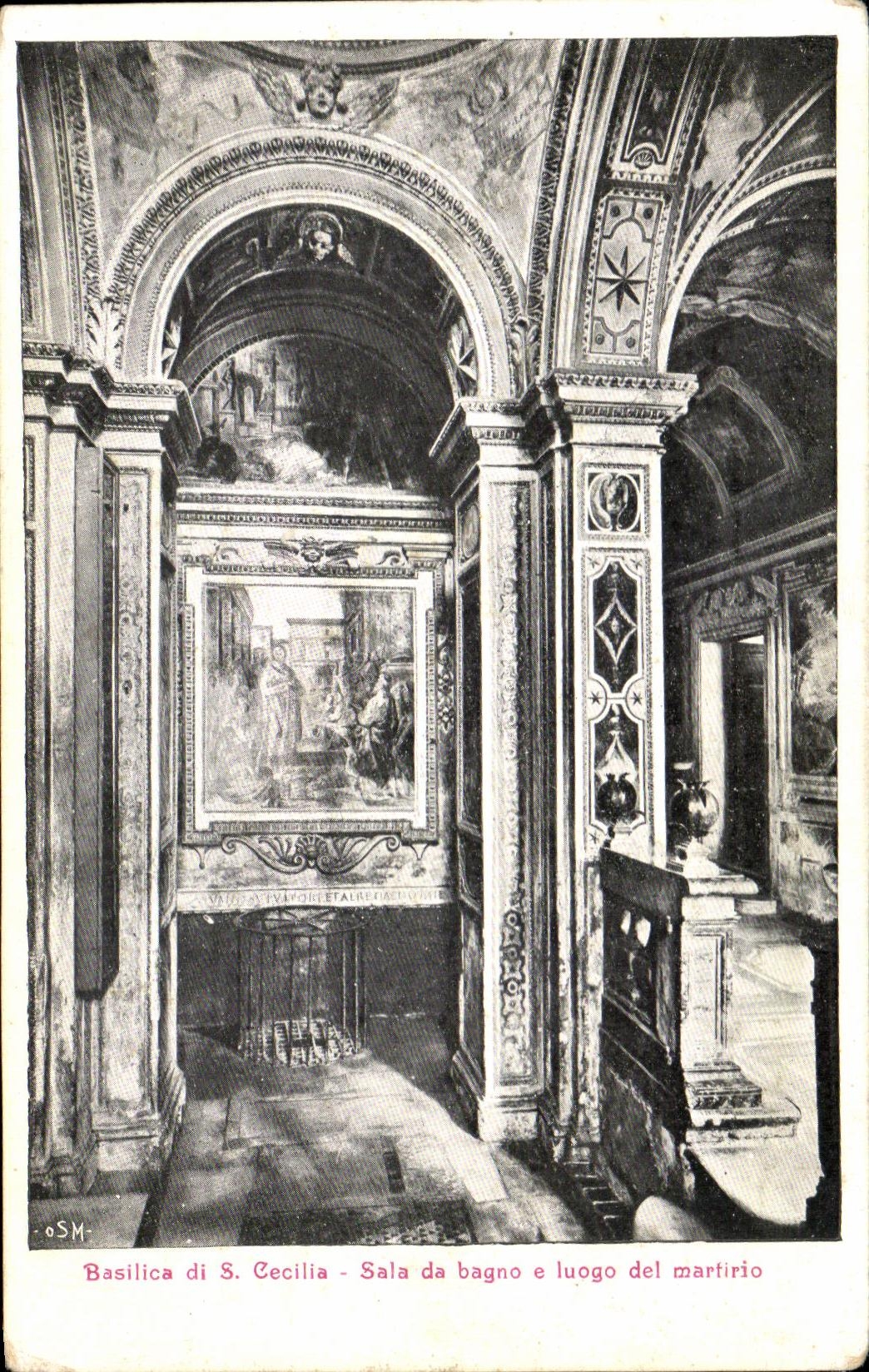 CPA Basilica Di Cecilia Salted Da Bango E Luogo Del Martirio