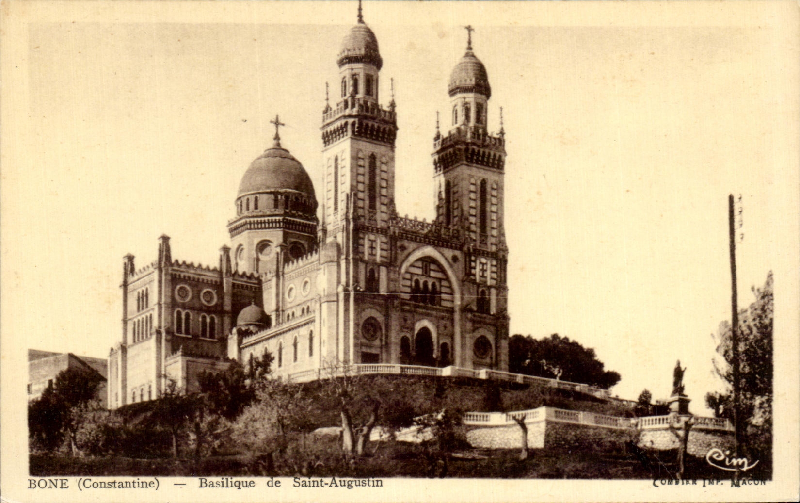 CPA Bone Basilica Of Saint Augustin Algerie