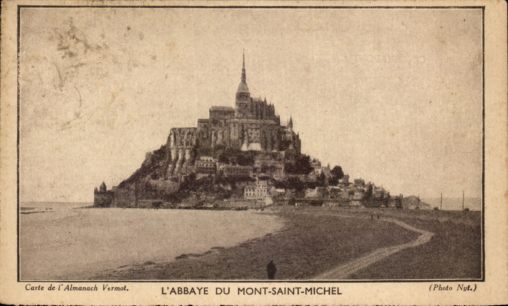 CPA the Abbey Of Mont Saint Michel