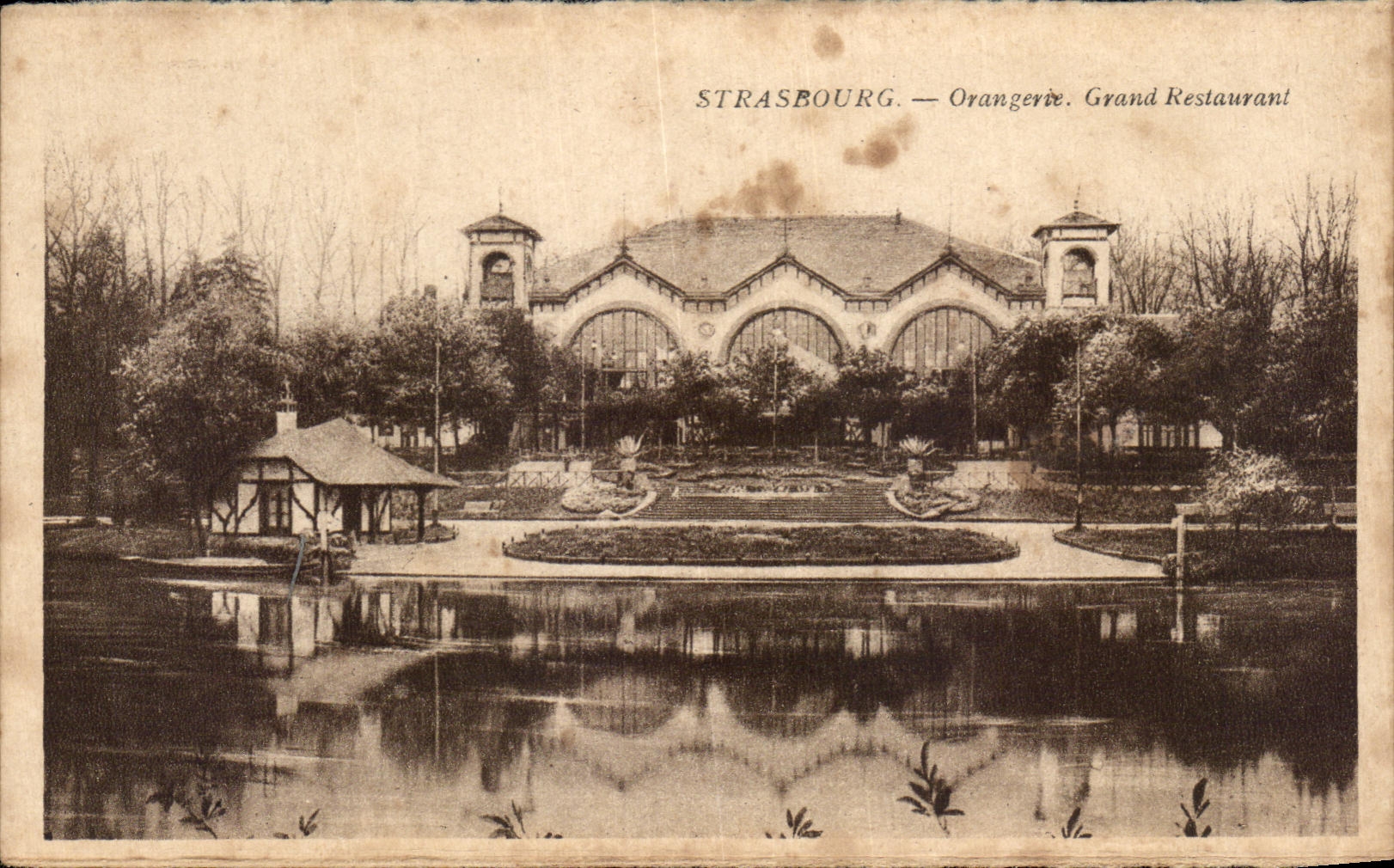 CPA Strasbourg Orangery Great restaurant