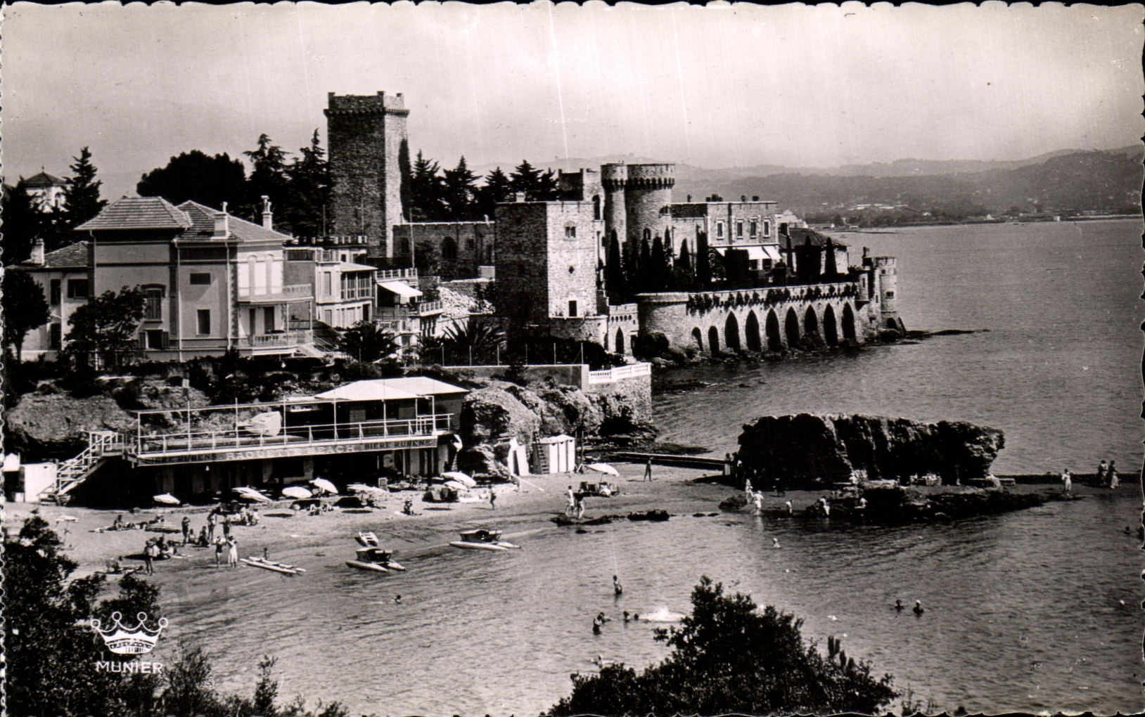 CPA la dimension de Napoule azul la playa