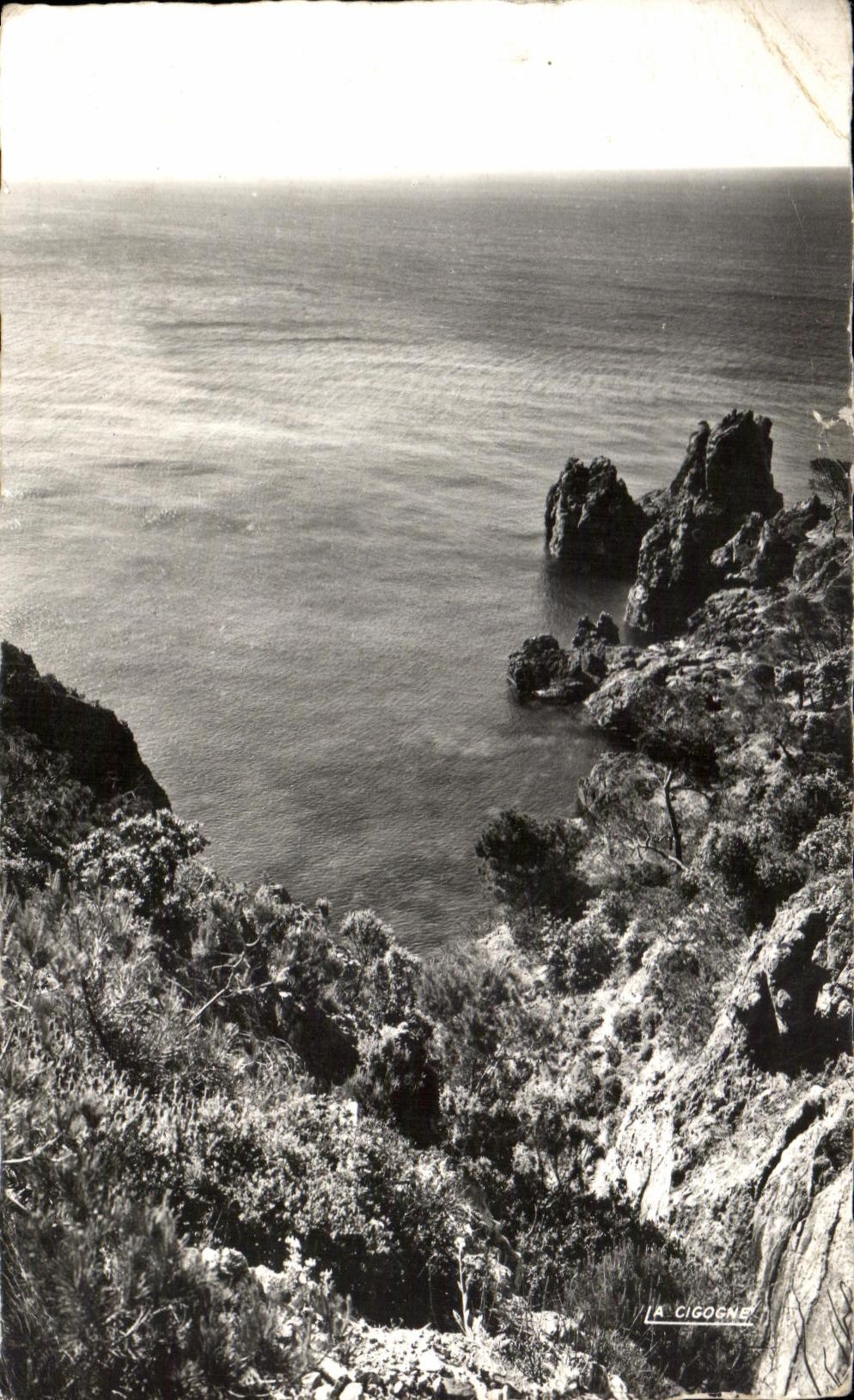 CPA La Corniche D'Or La Cote Rocheuse