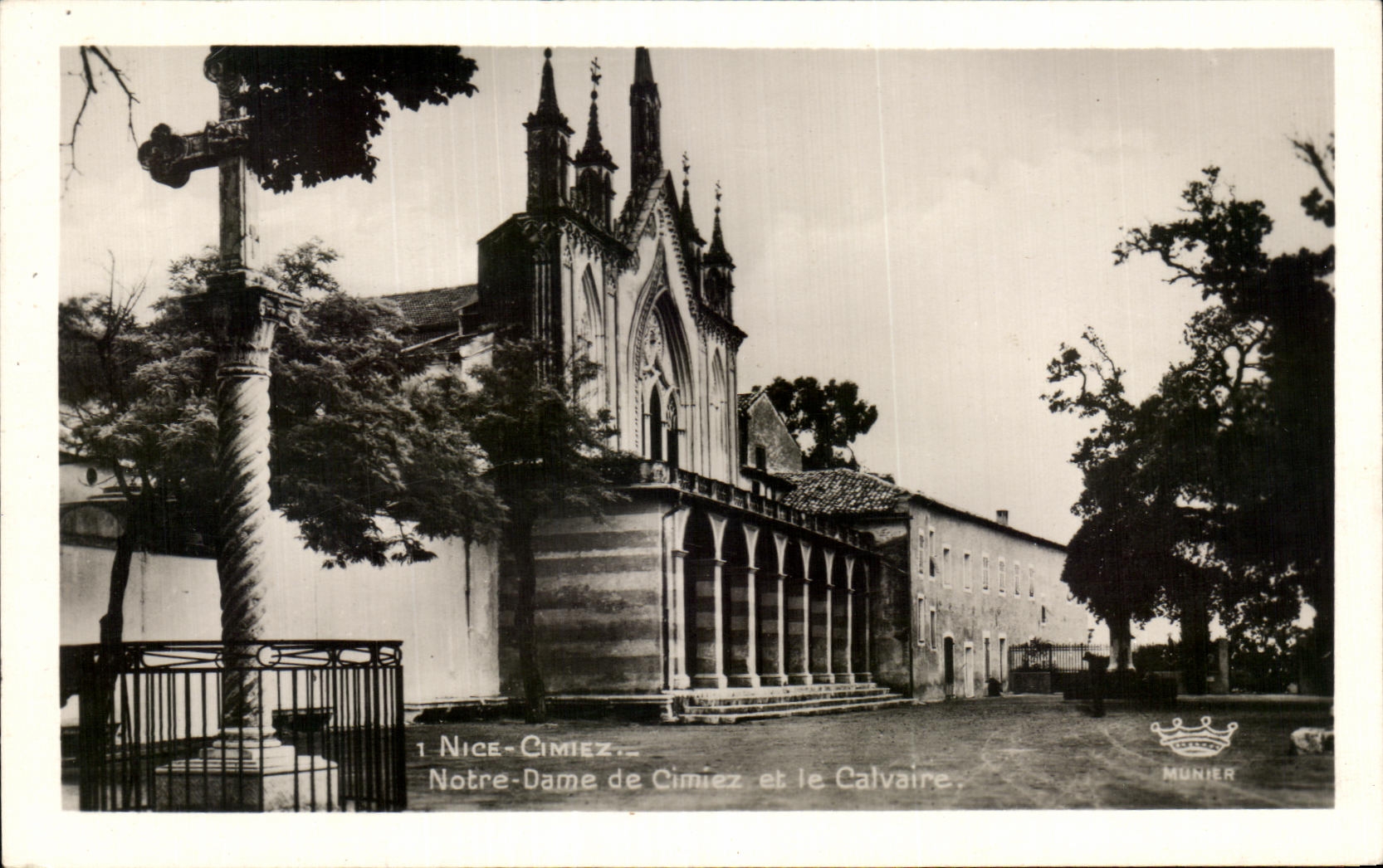 CPA Niza Cimiez Notre Dame De Cimiez y el martirio