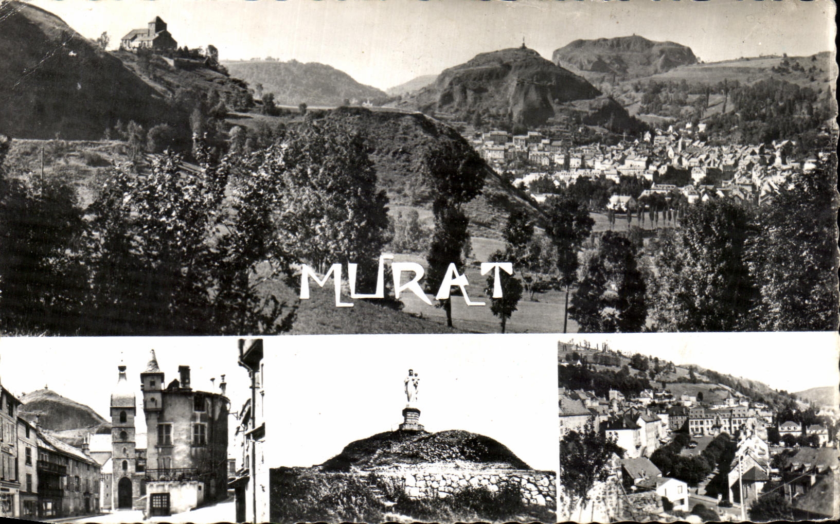CPA Murat View the Three Rocks the Church top of the Rock of Bonnevte Places of Balat