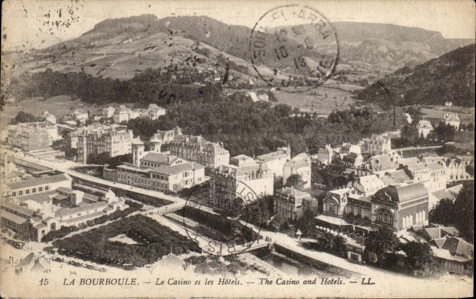 CPA Bourboule the Casino and the Hotels The Casino and Hotels