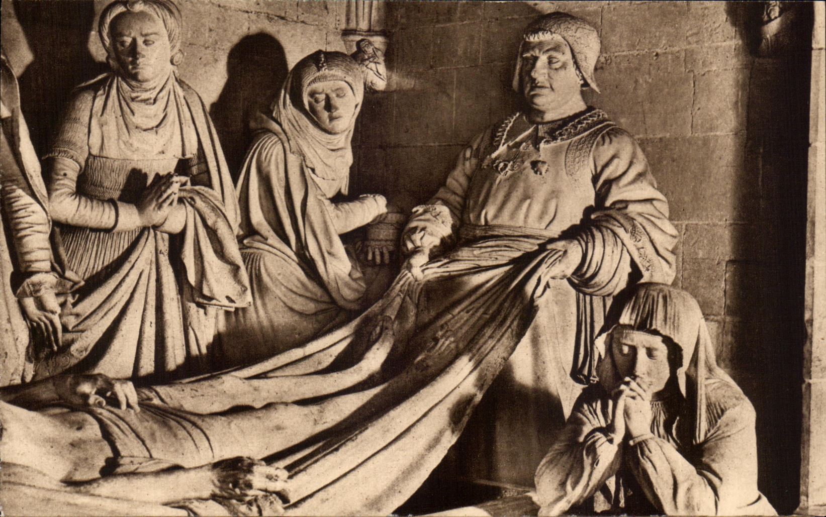 CPA the Saints De Solesmes Put at the Tomb Friends of Our Lord