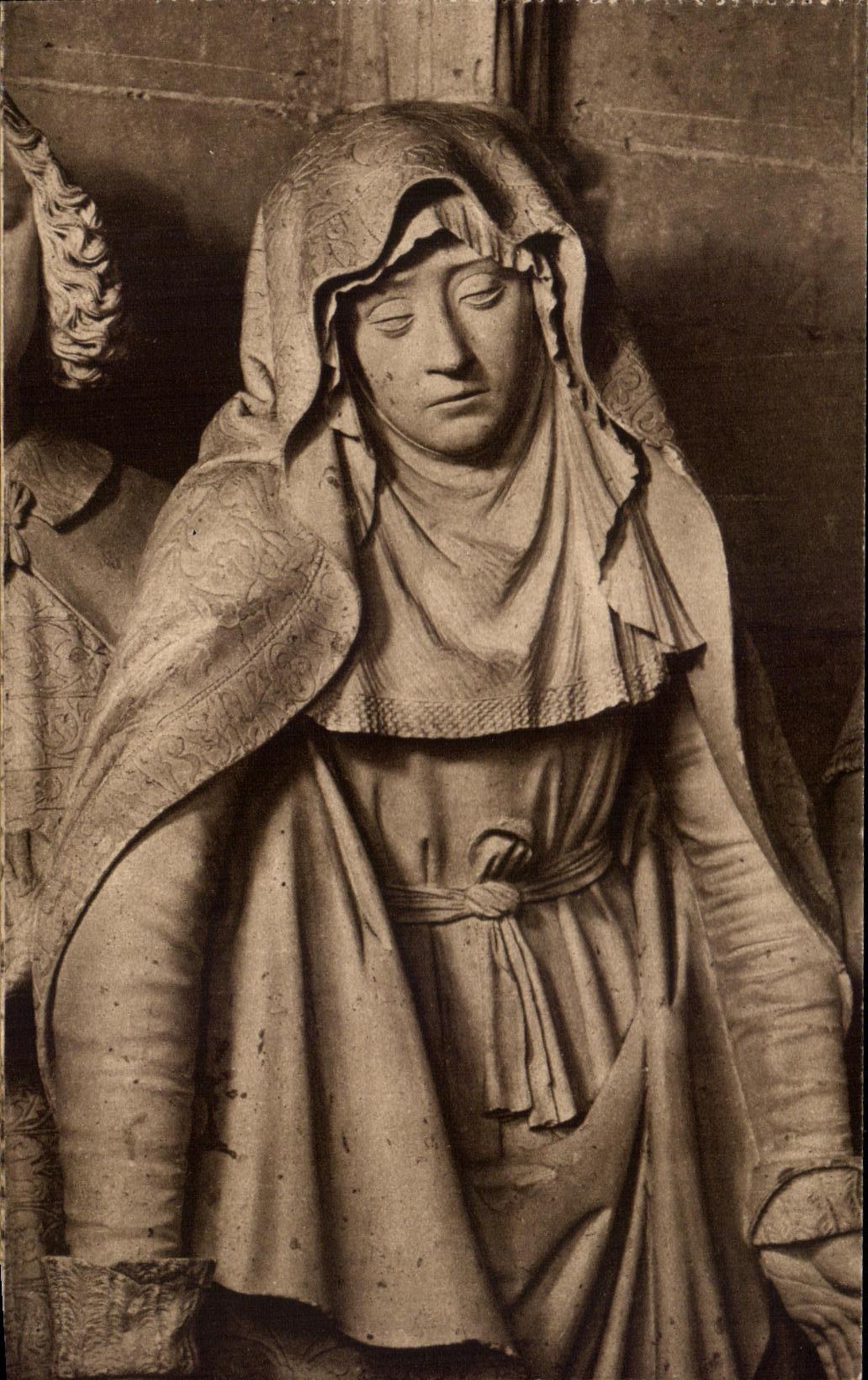 CPA the Saints De Solesmes MATER Dolorosa