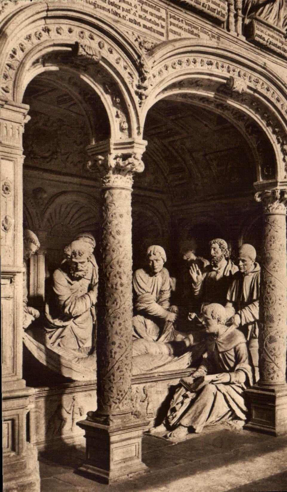 CPA the Pilot Saints De Solesmes of I' burial of Notre Dame