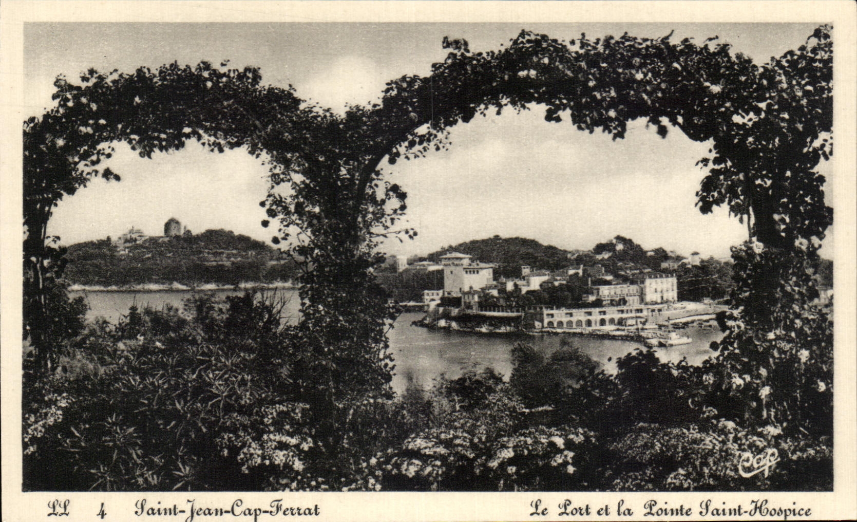 CPA Saint Jean Cap Ferrat Le Port Et La Pointe Saint Hospice