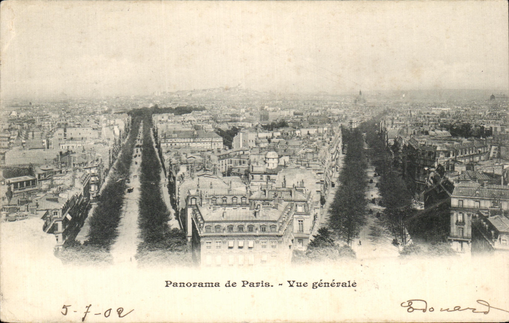 CPA Paris Panorama View