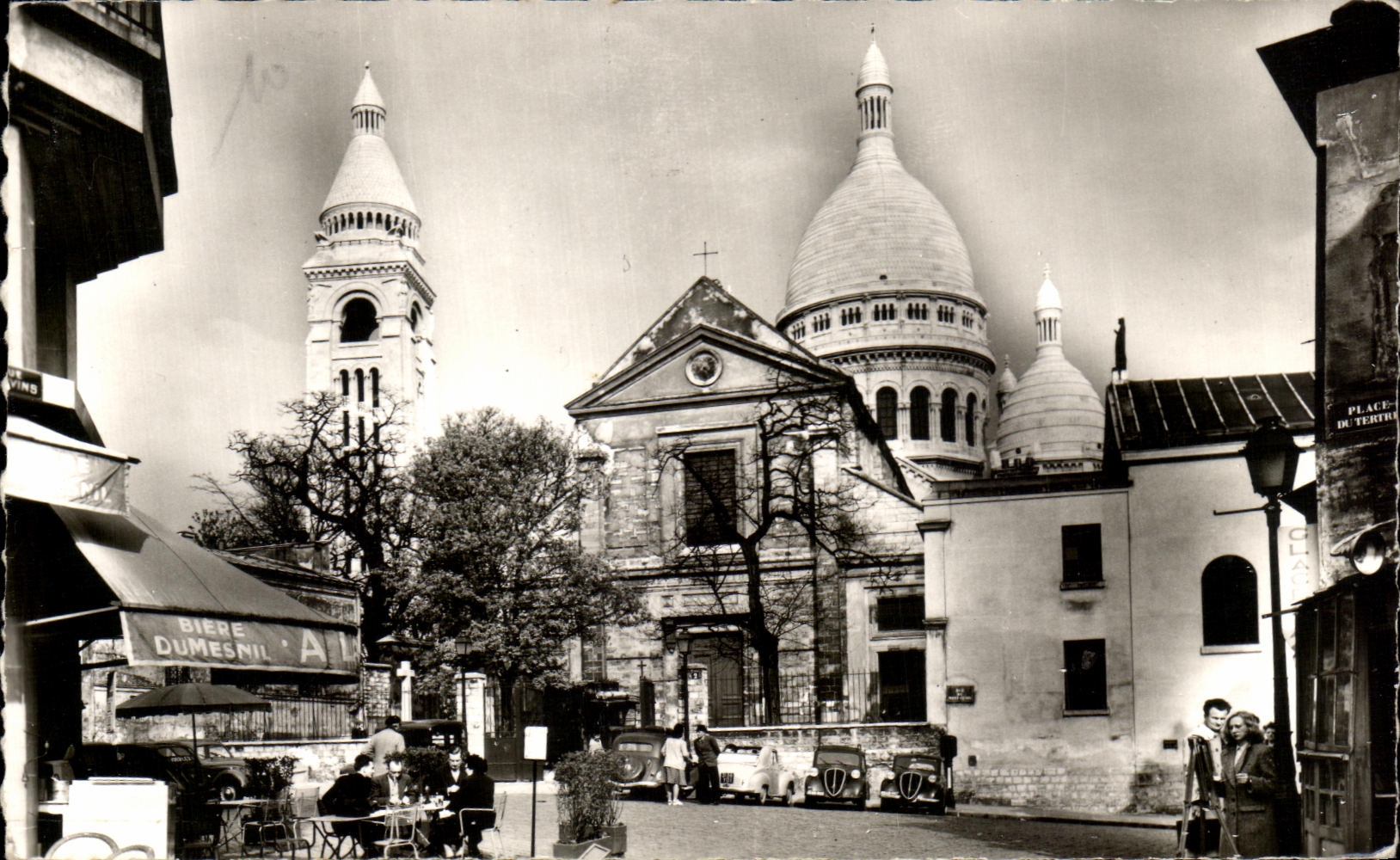 CPA Paris Avenue of the Sacring Montmartre Heart