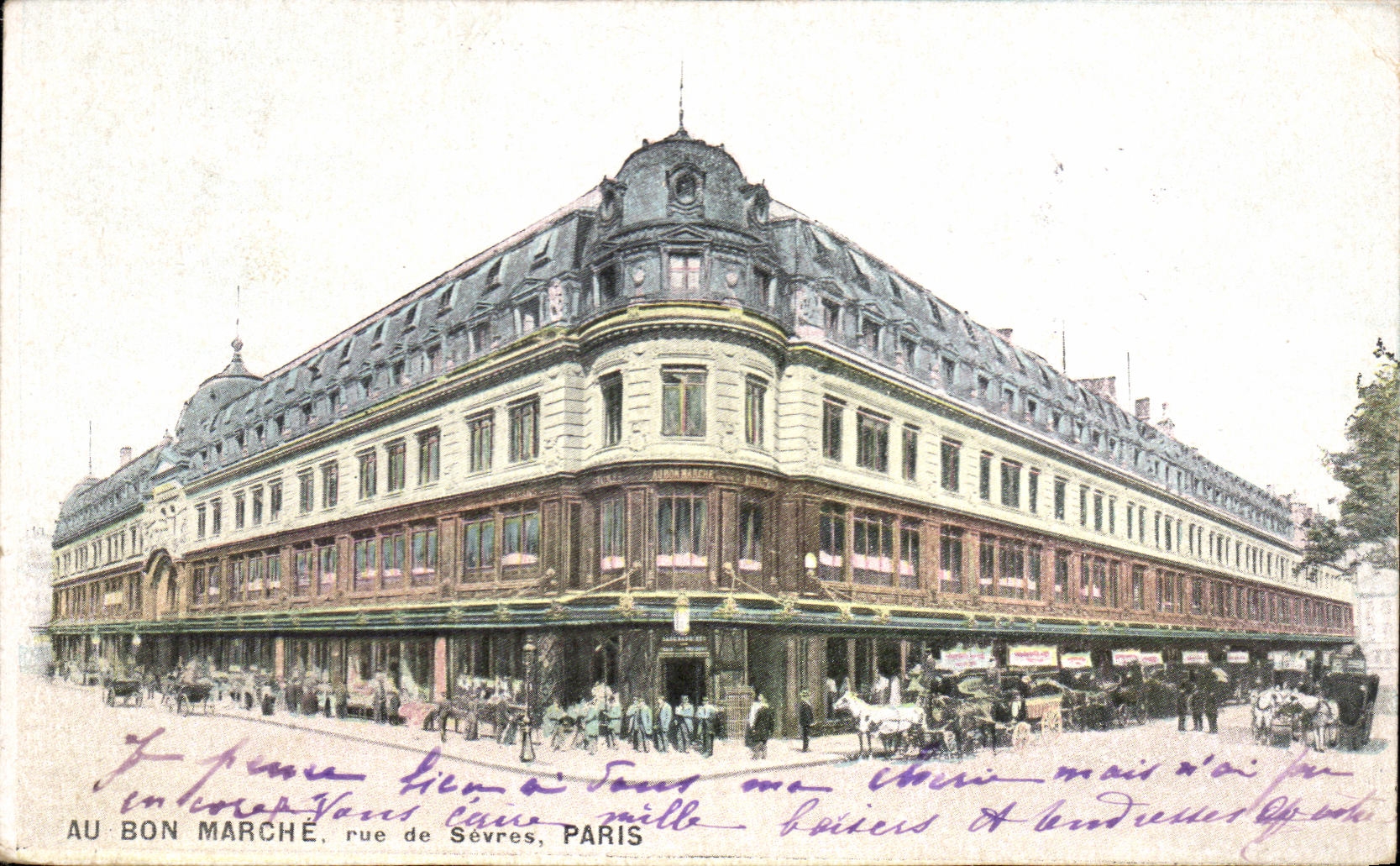 CPA In Bon Marche Rue de Sevres Paris