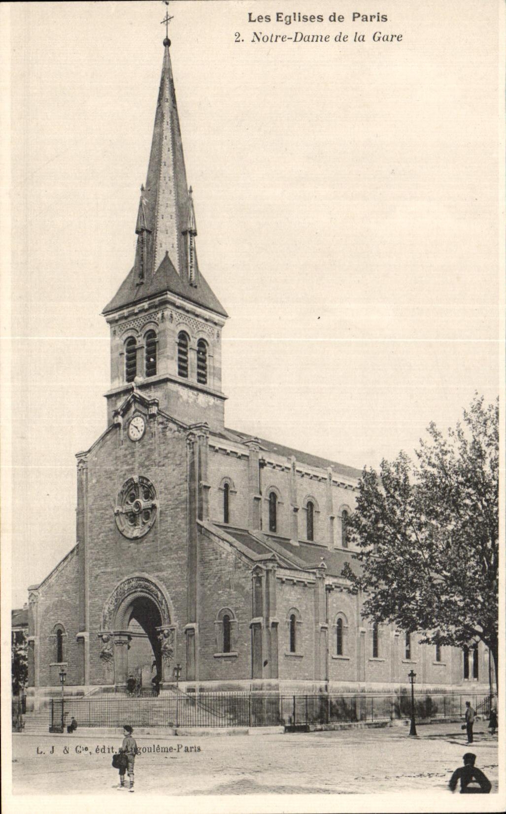 CPA Churches of Paris Notre Dame of the Station