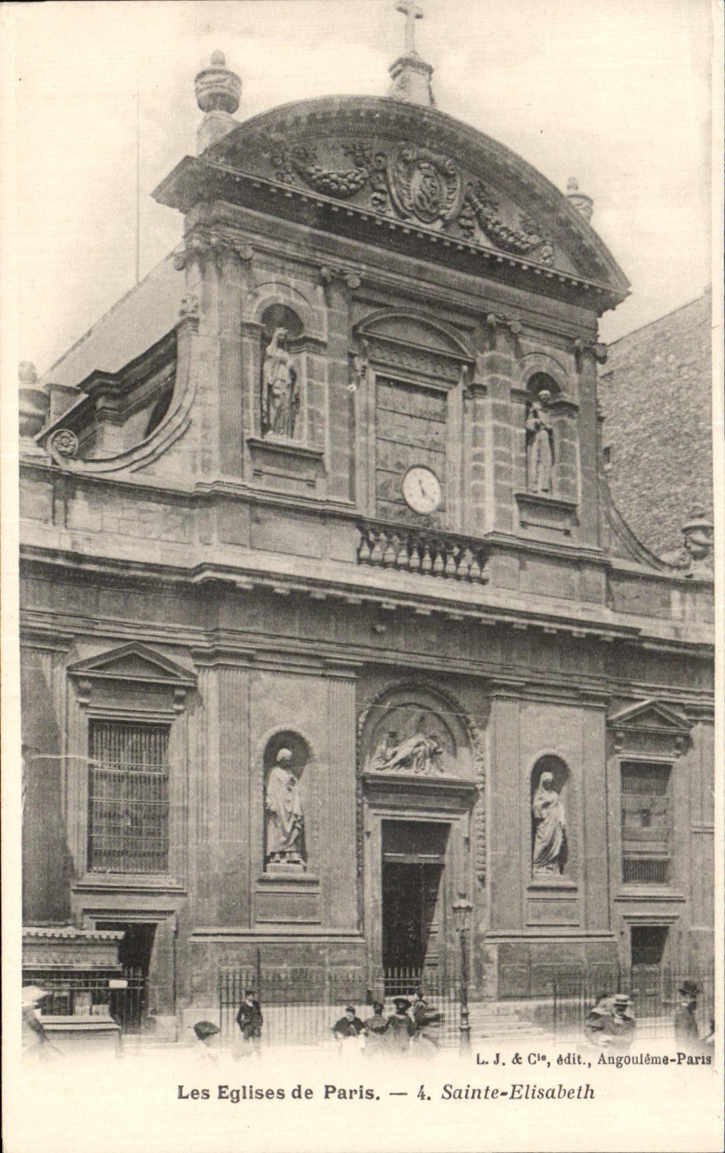 CPA the Church of Paris Sainte Elisabeth