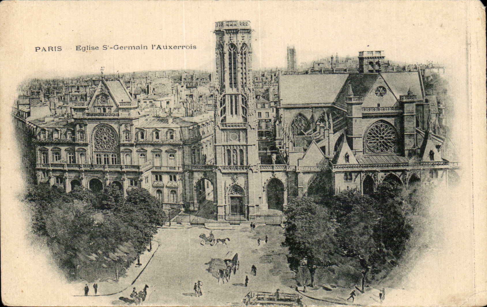CPA Paris Eglise St Germain l'Auxerrois
