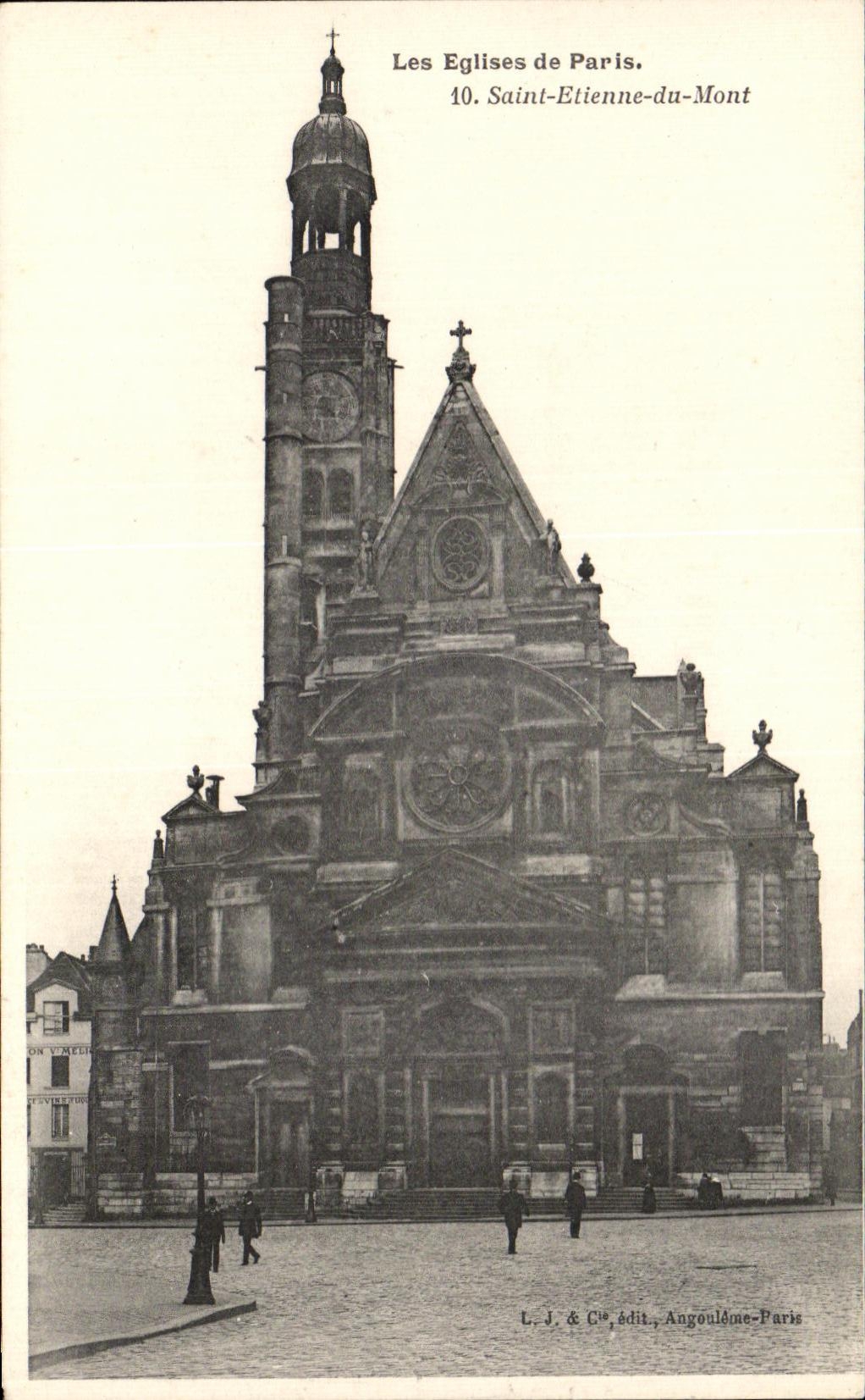 CPA the Church of Paris Saint Etienne of the Mount