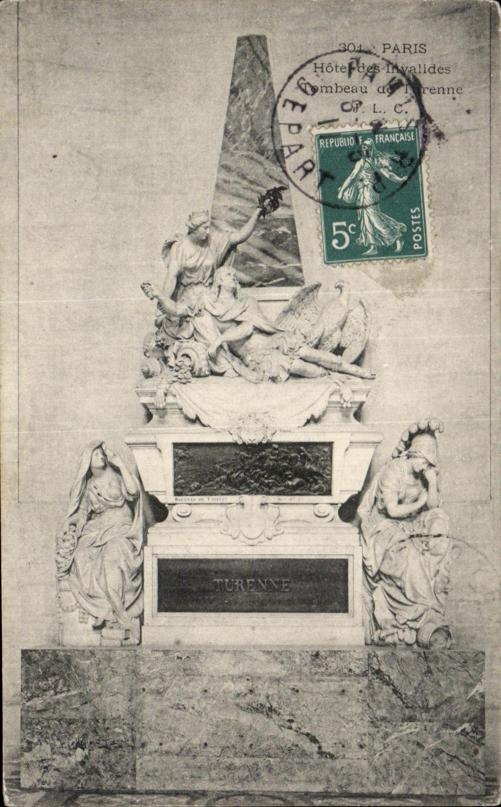 CPA Paris Hotel des Invalides Tombeau de Turennes