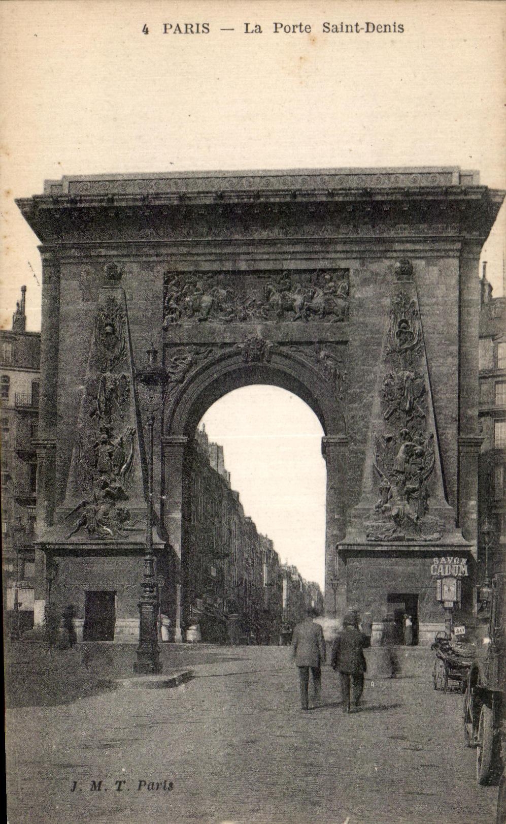 CPA Paris the Port Saint Denis