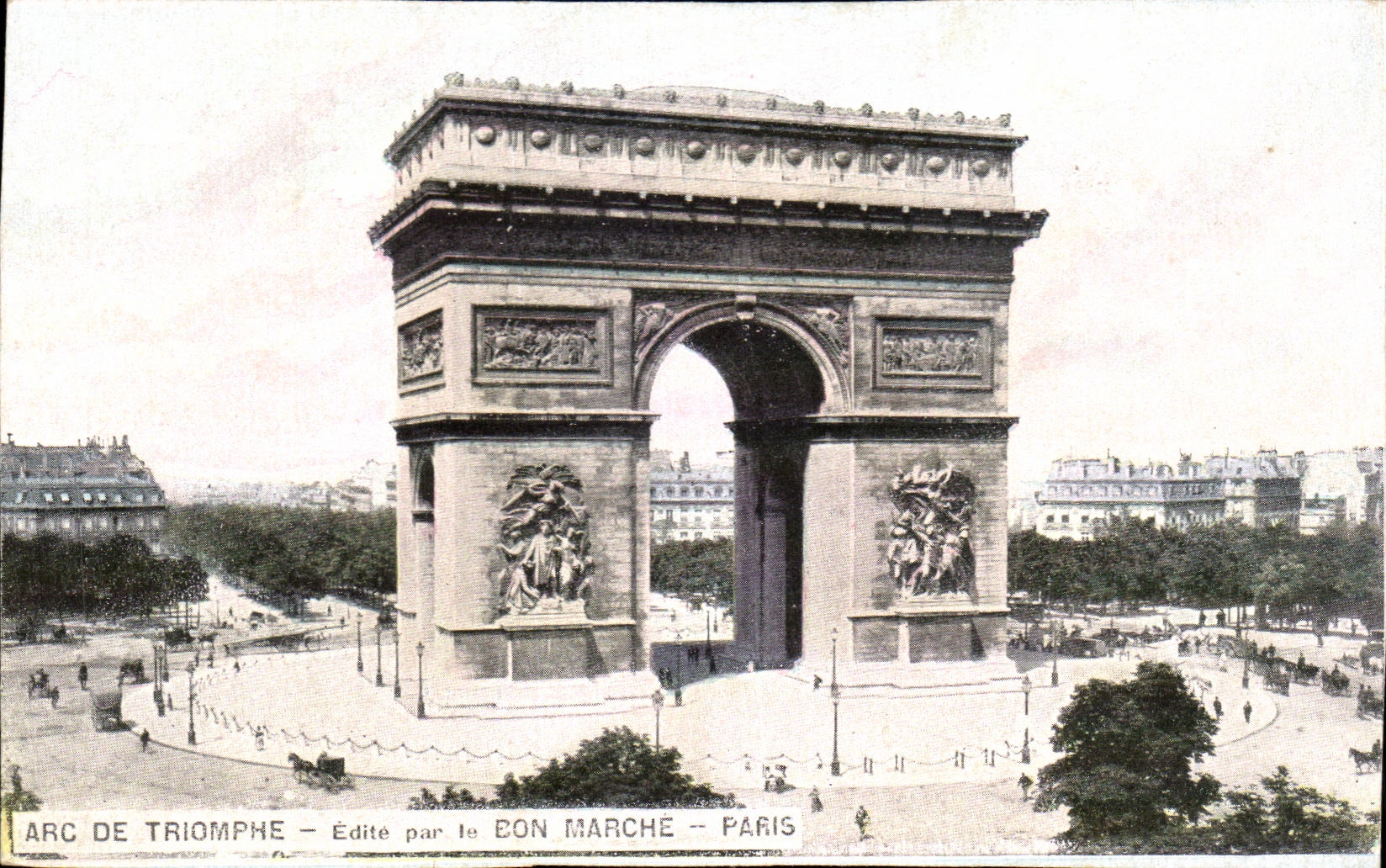 CPA Arc De Triomphe Bon Marche Paris