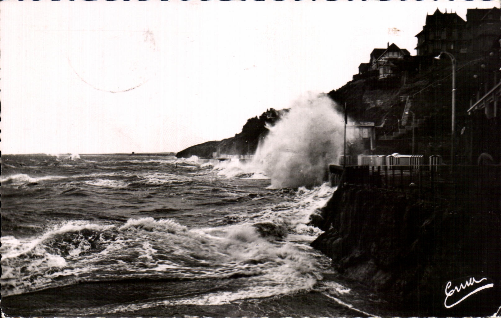 CPA Granville Effets de Mer 