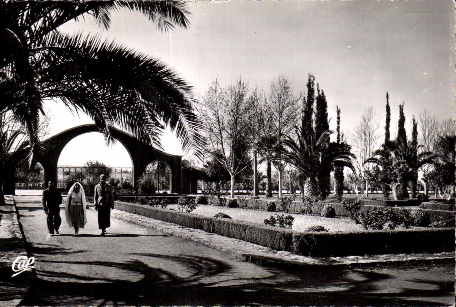 CPA Oujda Entrance of Municipal Park