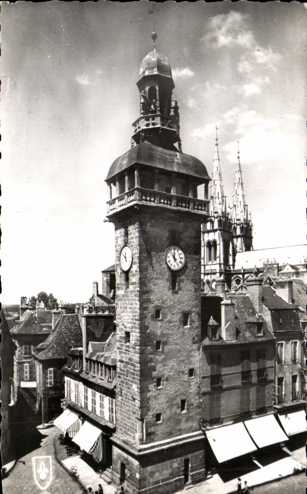 CPSM Moulins Jacquemart Belfry and Fleches of the Cathedral
