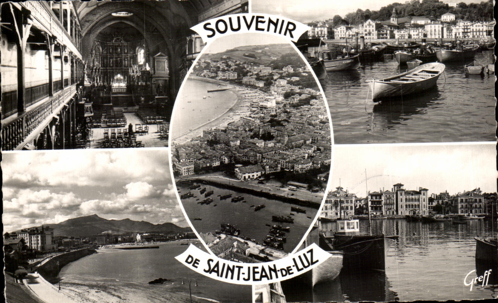 CPSM Souvenir De Saint Jean De Luz