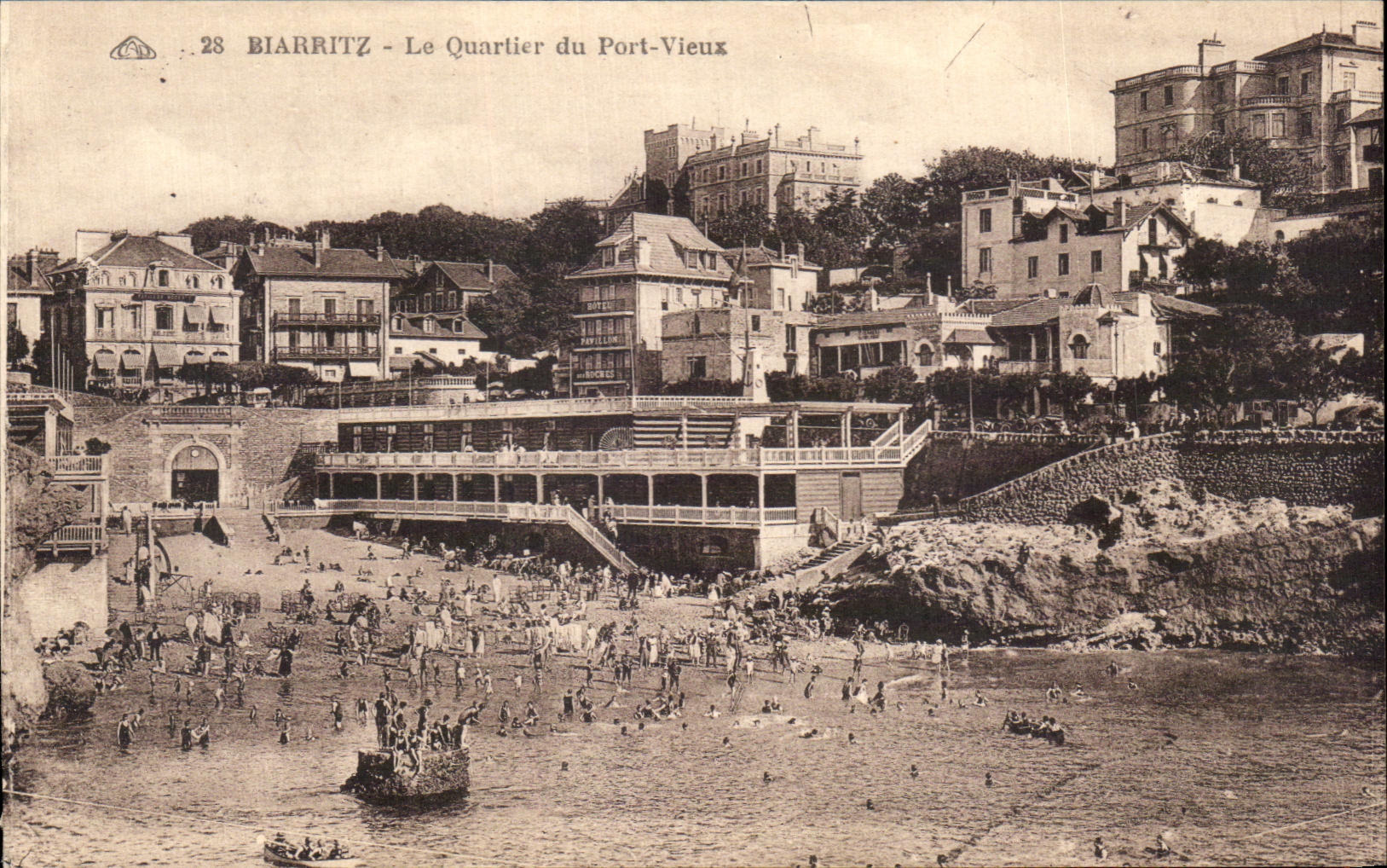 CPA Biarritz Le Quartier du Port Vieux 
