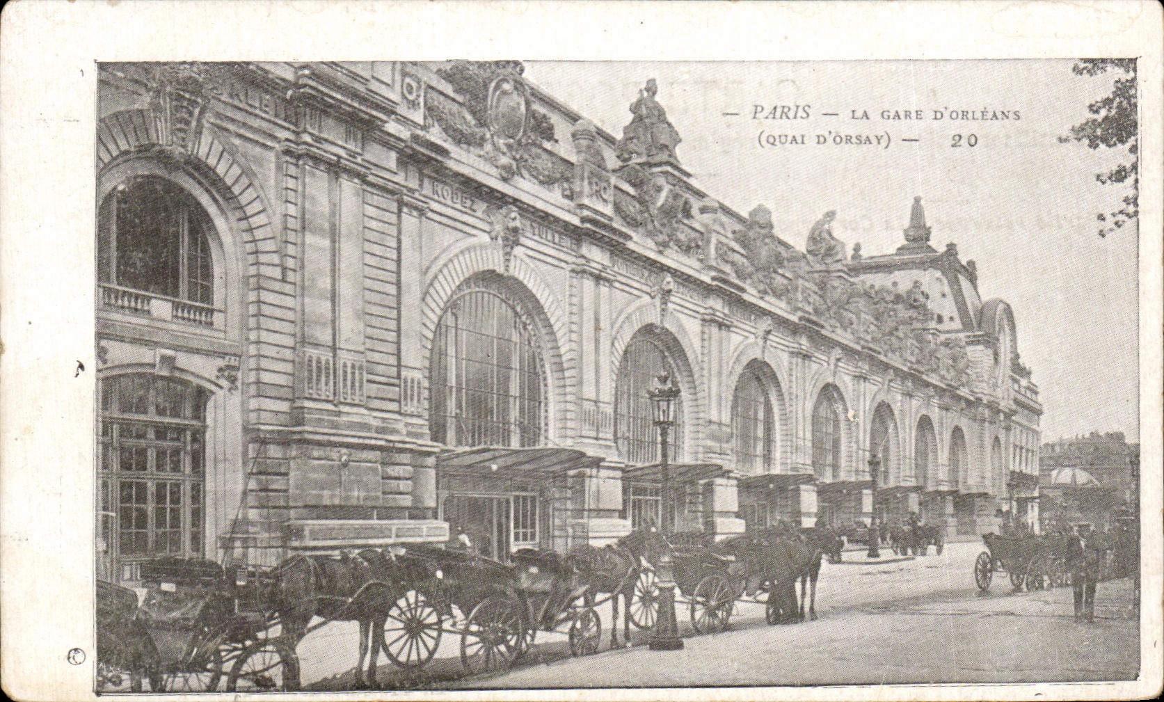 CPA bets Train station of Orleans Quay of Orsay
