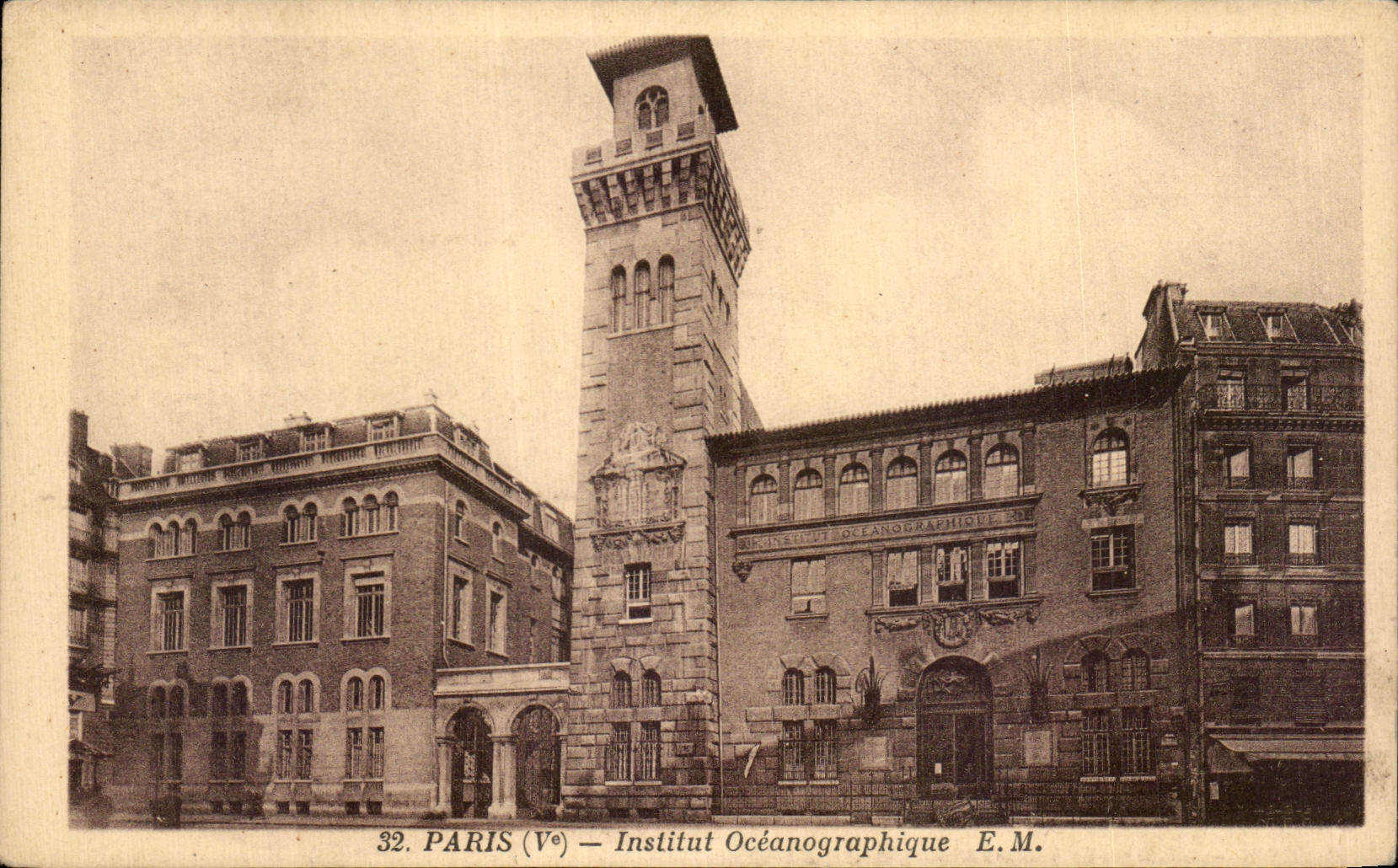 CPA graphic Paris Institute oceano