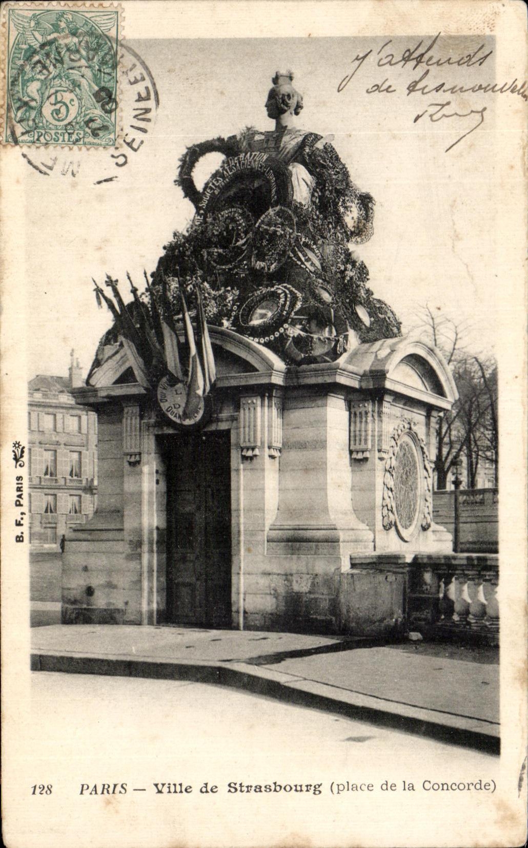 CPA Paris Town of Strasbourg