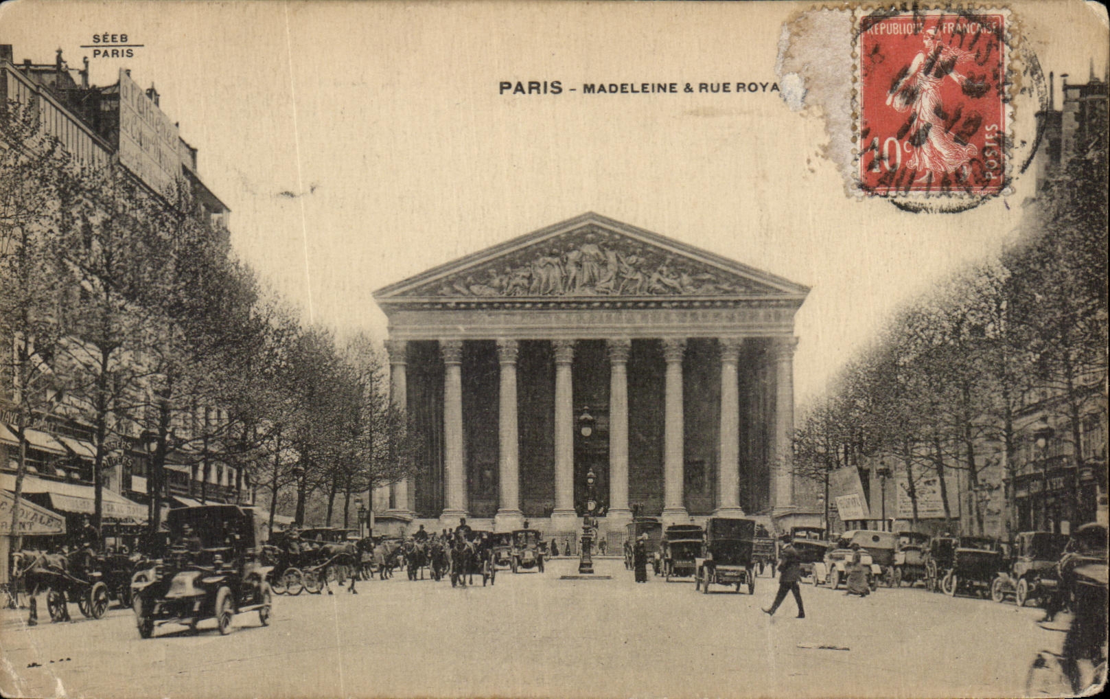 CPA Paris Madeleine Royal Street