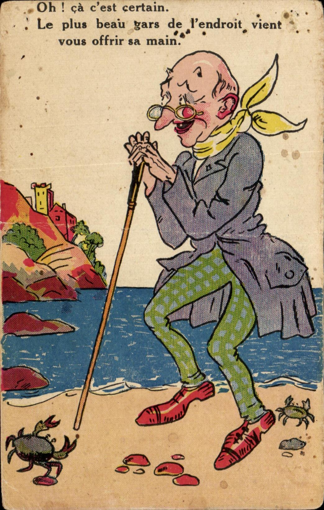 CPA Oh Ca it is certain the most beautiful guy of I' place comes to offer his hand to you