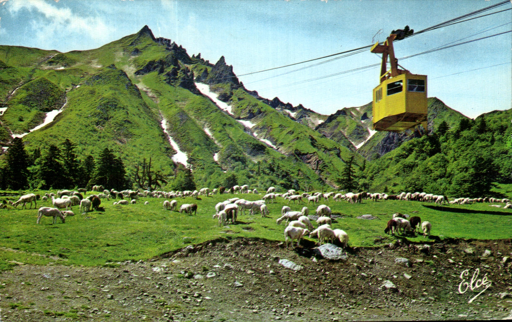 CPSM Mont Gilds the Teleferic of Sancy