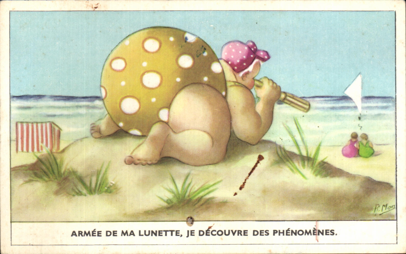 CPA Armed with my glasses I discover strong Femme phenomena