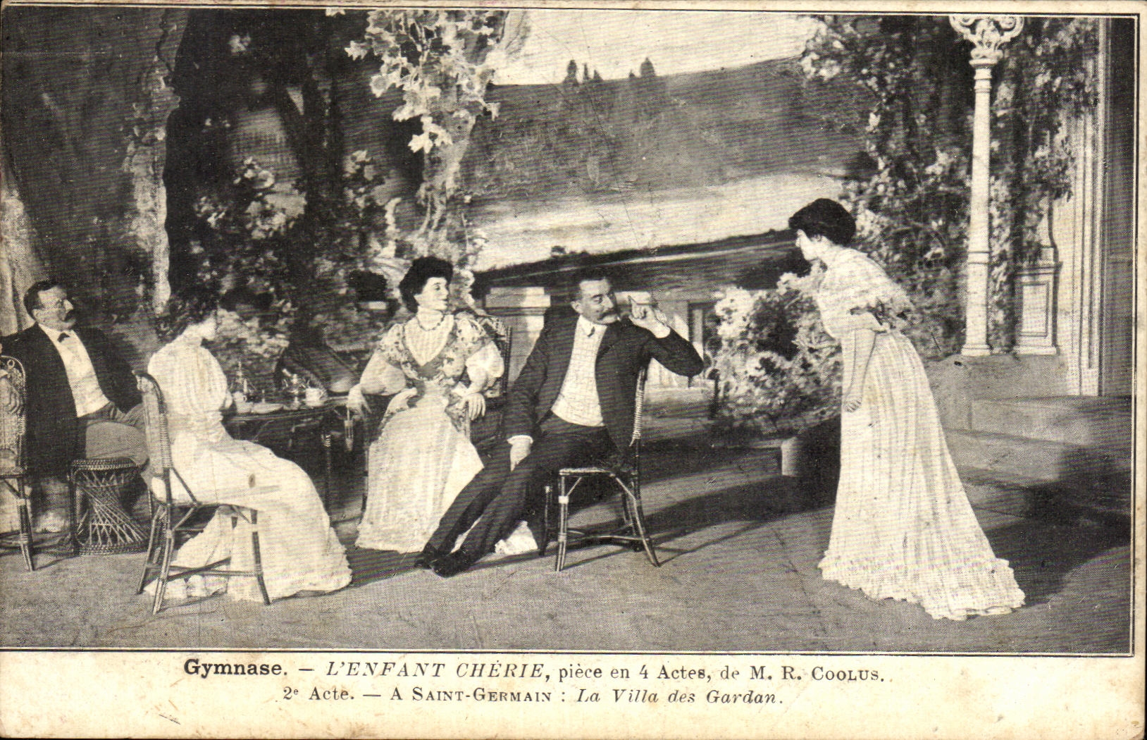 CPA Gymnase la pieza de Cherie del nino en actos del acto tiene el chalet del santo German de Gardan