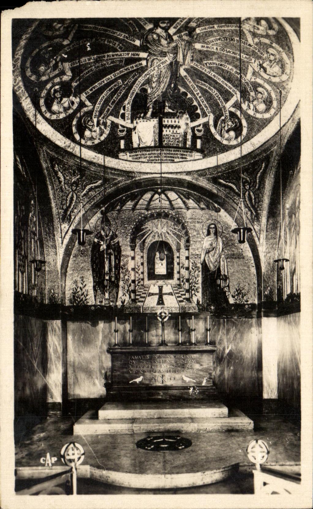 Camara acorazada del St Odie del montaje de CPA de los mosaicos de la decoracion de los rasgones