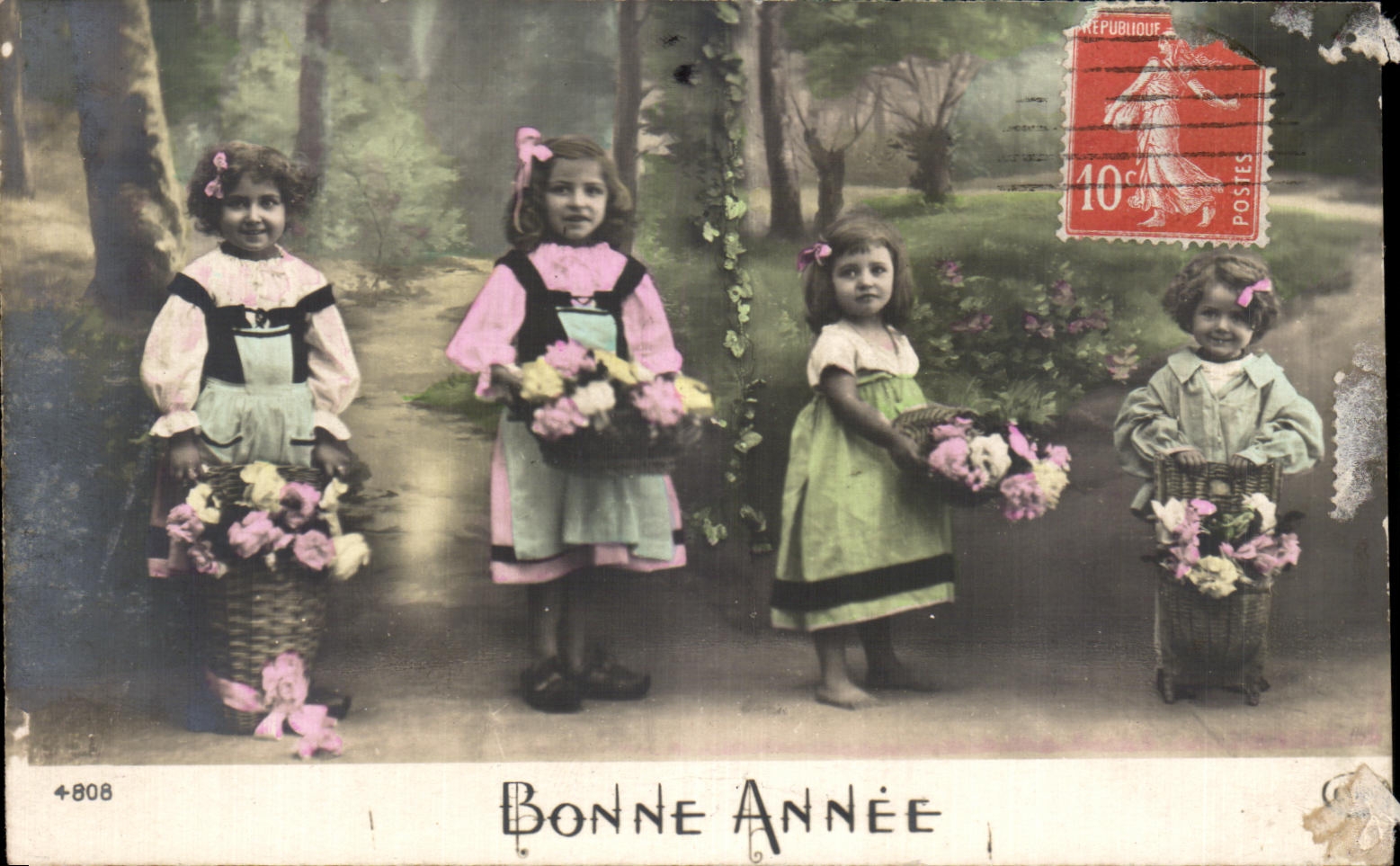 CPA Bonnee Year Children Flowers
