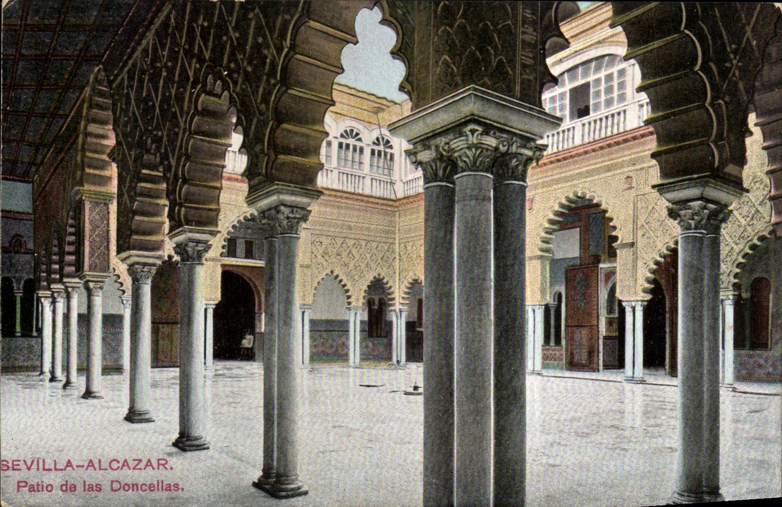 CPA Sevilla Alcazar Patio of Doncellas