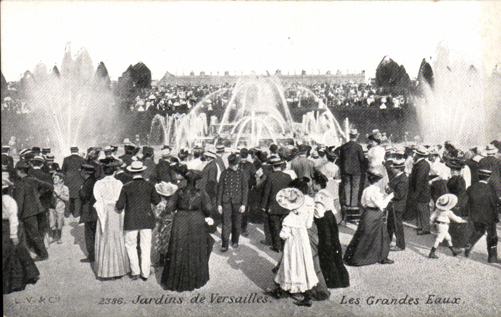 CPA Jardins de Versailles Les Grandes Eaux
