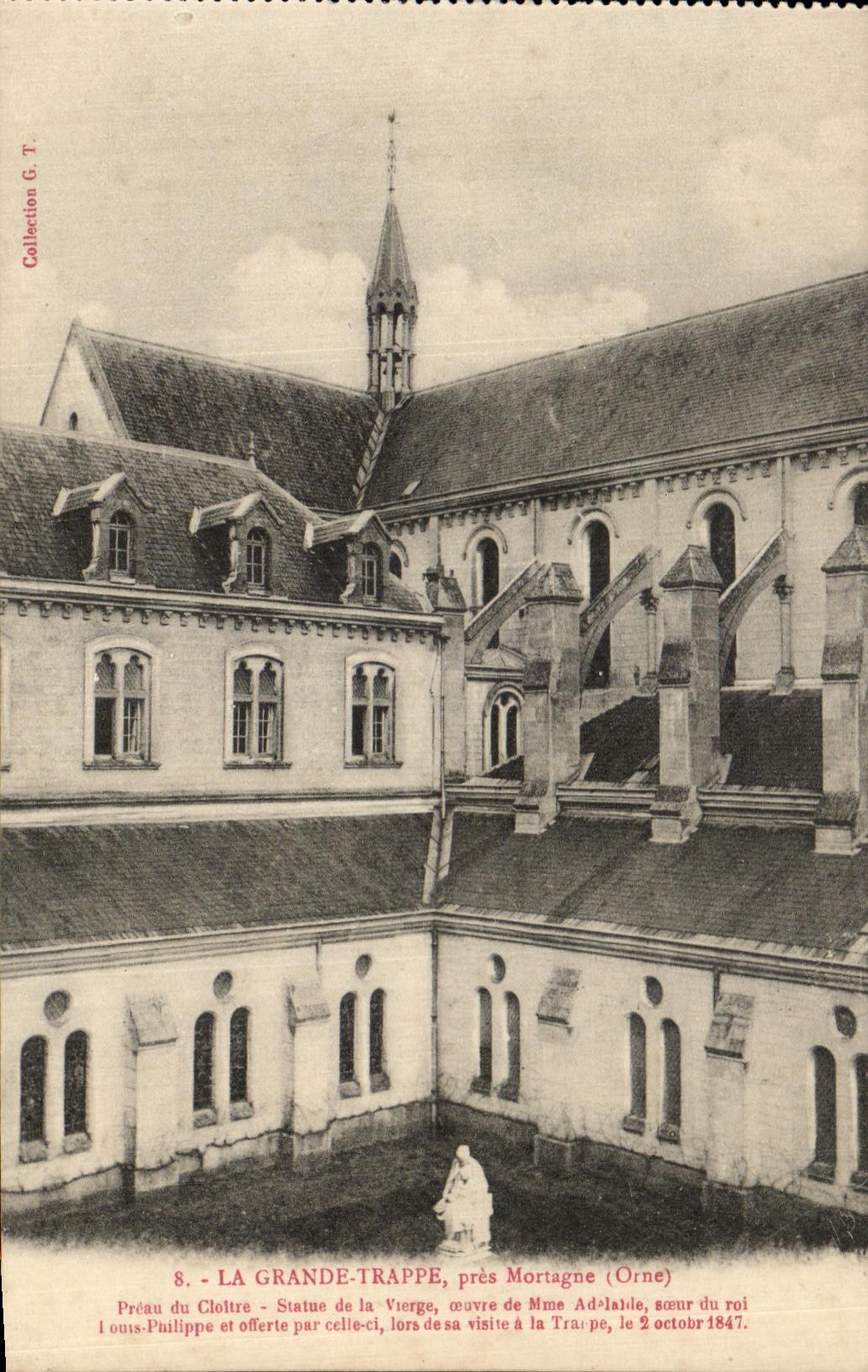 CPA La Grande Trappe Pres Mortagne Preau du cloitre 