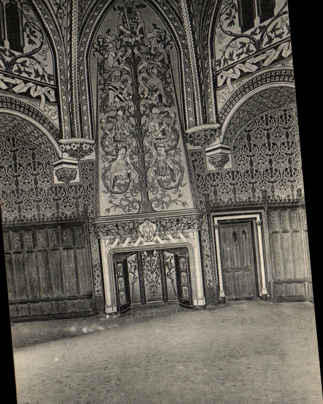 CPA Chateau de Pierrefonds Salle des chevaliers de la Table Ronde