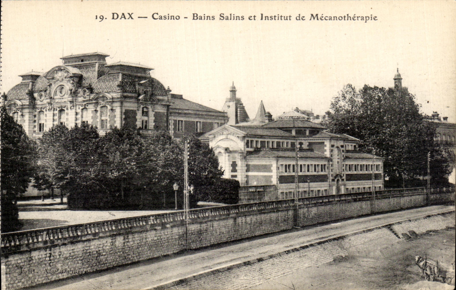 CPA Dax Casino Bains Salins et Institut de Mecanotheraple