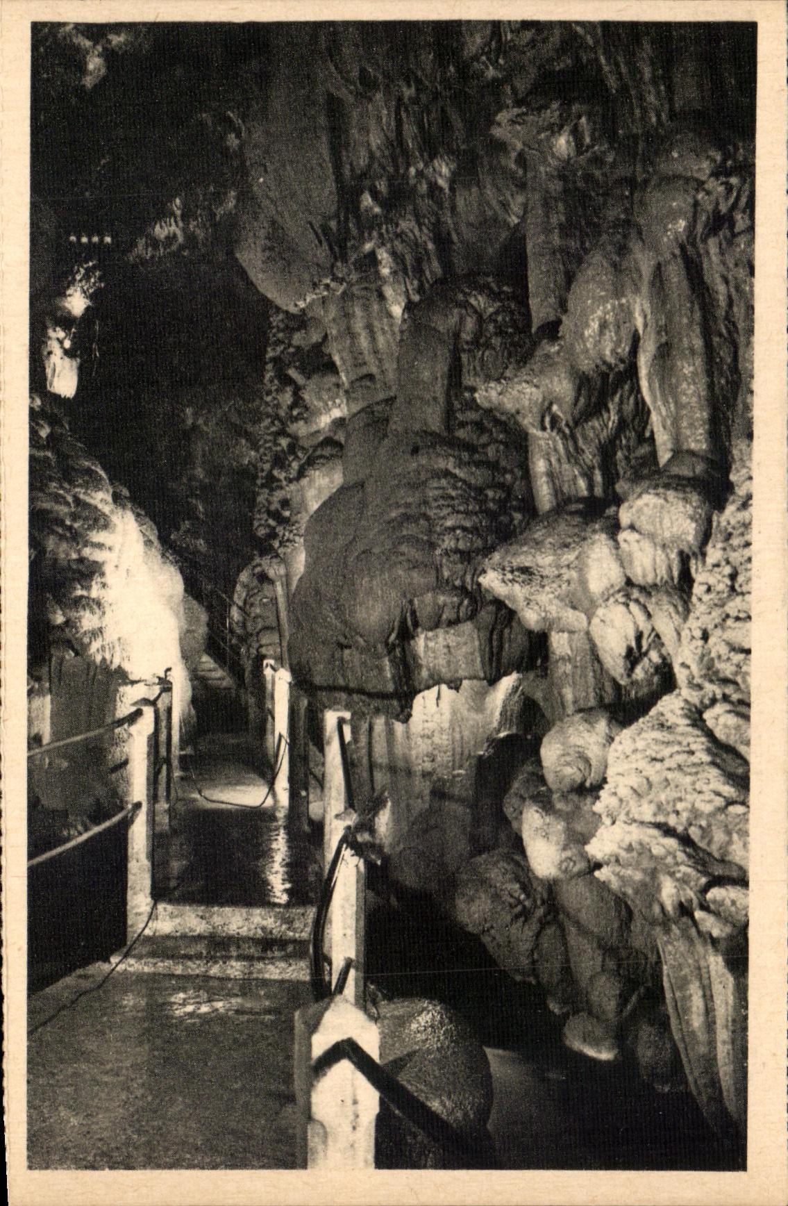 CPA Le Lot Illustre Padirac Le Pas du Crocodile