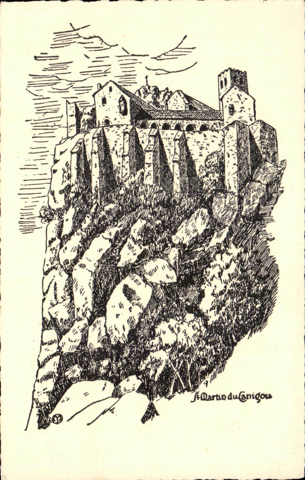 CPA St Martin of Canigou